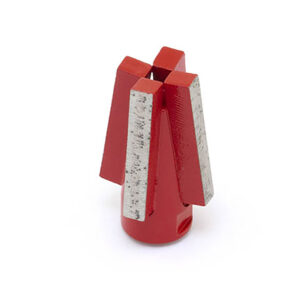 Premium Tapered milling cutter (Diameter 32-23 mm / Height 53 mm / 4 segments)