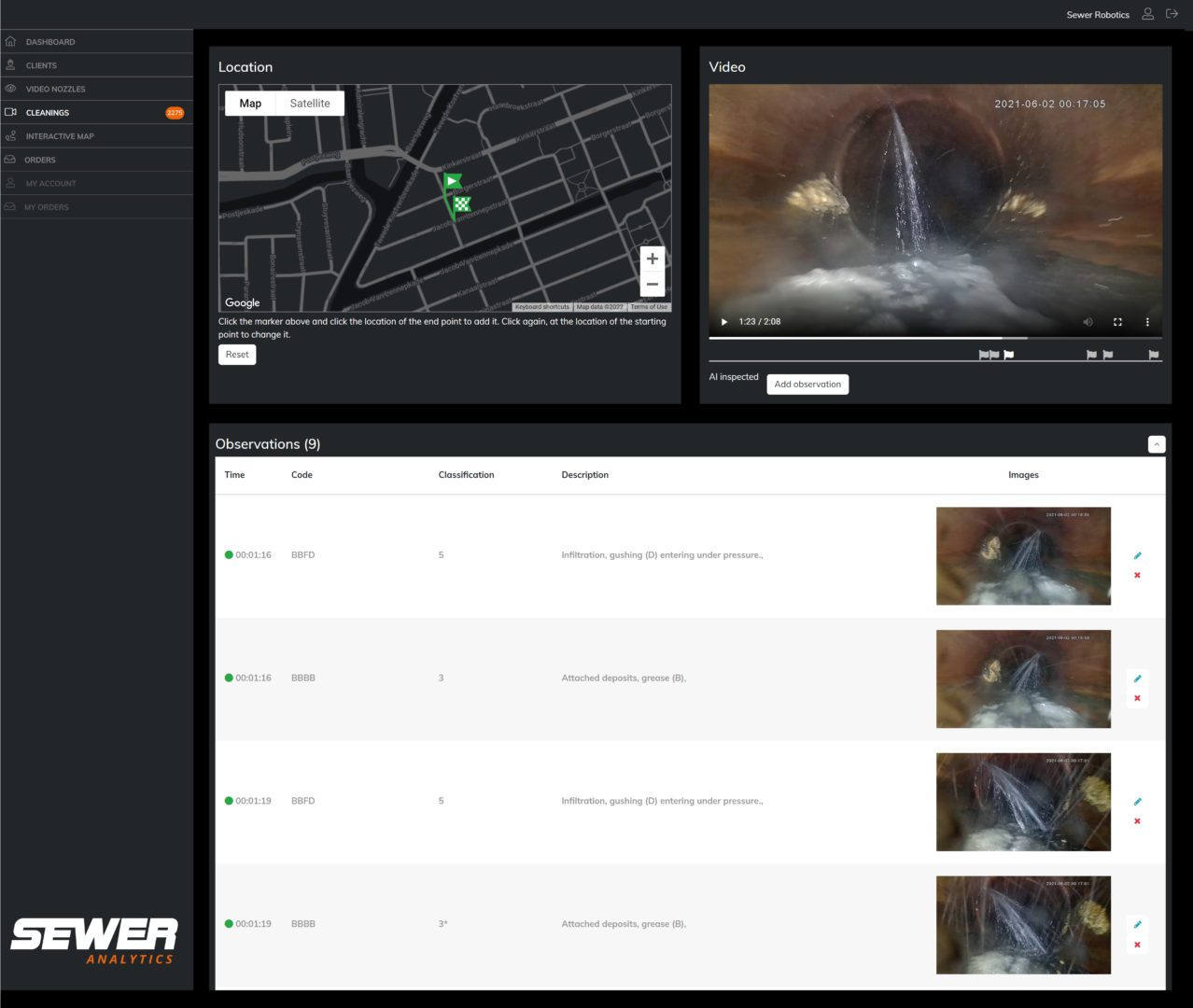 The Role of Artificial Intelligence in Sewer Inspection - Sewer Robotics